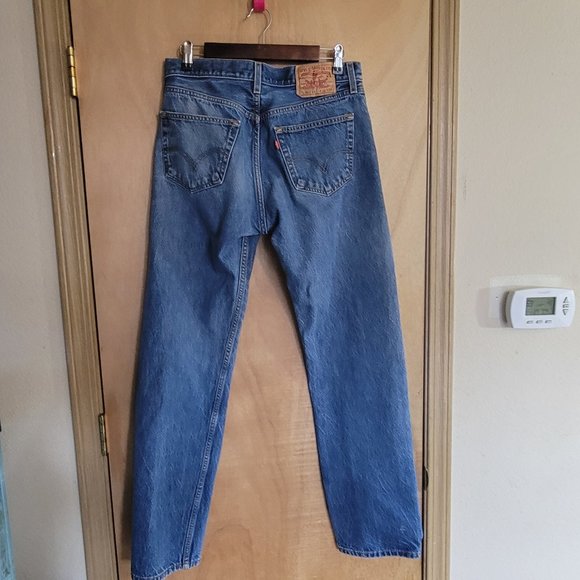 Levis 501 Button Fly Jeans W33 L36 (31x41x31x11) - Picture 2 of 7